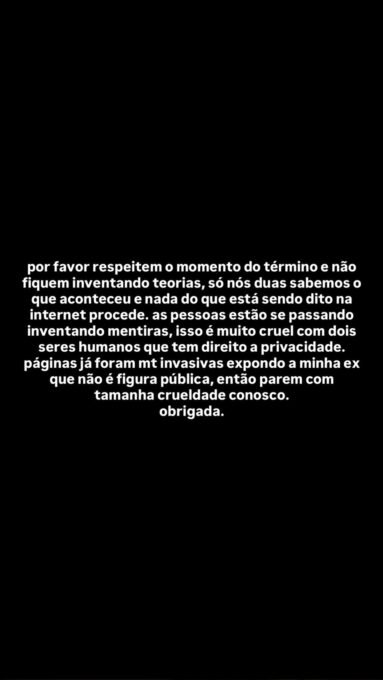 Kéfera defende ex-namorada e repudia ataques pós-término - Imagem do artigo original