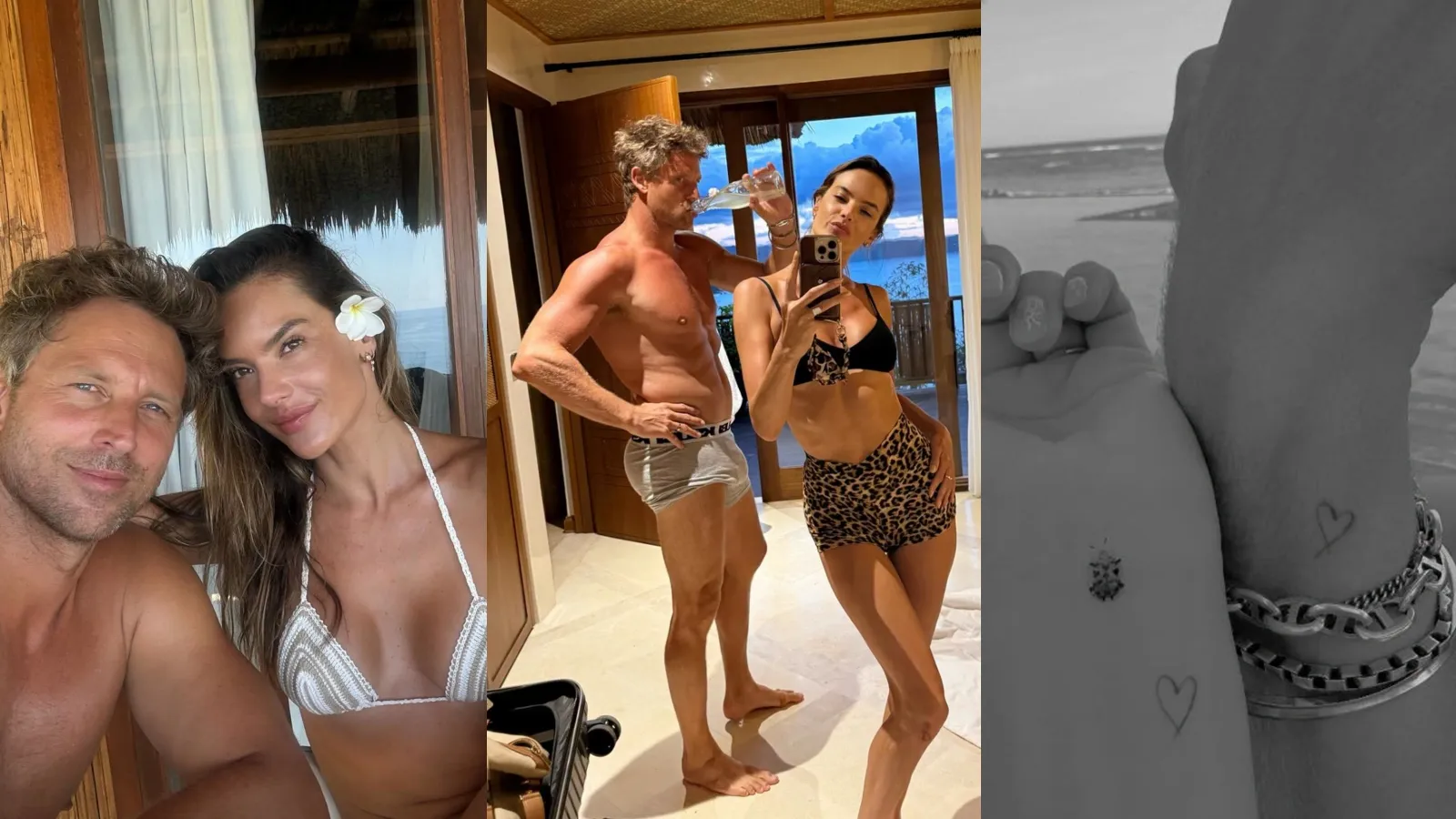 Alessandra Ambrosio exibe tatuagem de casal na Islândia - Imagem do artigo