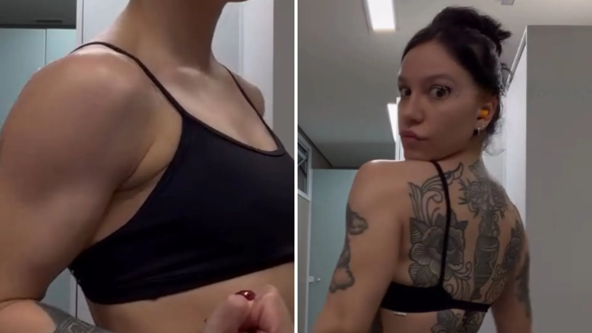 Priscilla exibe braços musculosos após treino intenso - Imagem do artigo