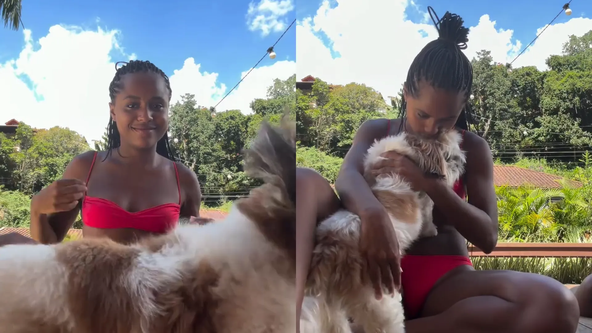 Duda Santos mostra momento fofo com pet na folga - Imagem do artigo