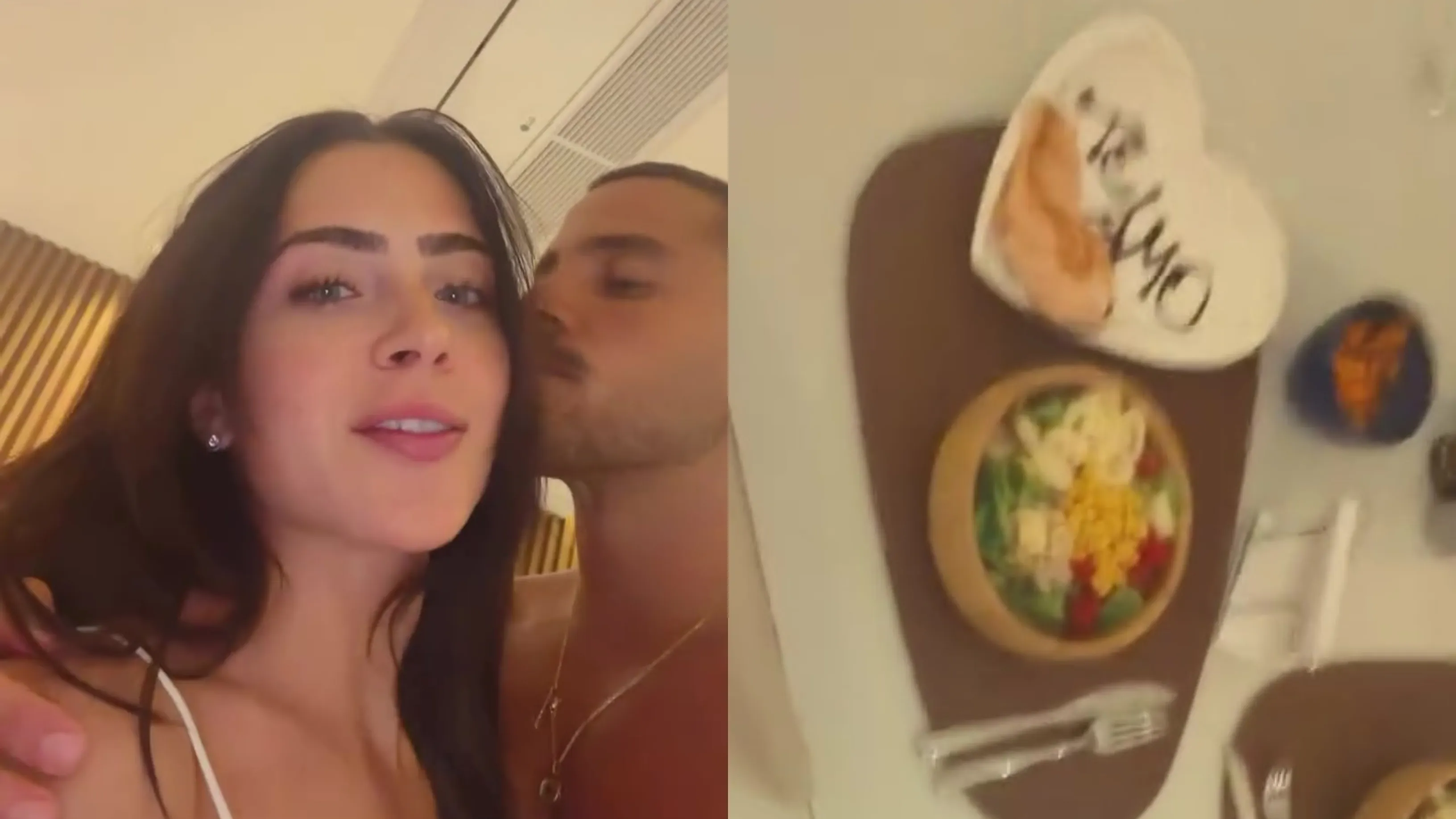 Jade Picon e André Lamoglia: prato romântico com ‘te amo’ - Imagem do artigo