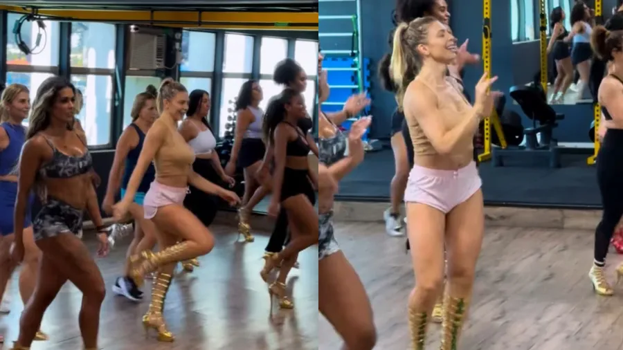 Sheila Mello mostra samba no pé e brilha em aula de dança - Imagem do artigo