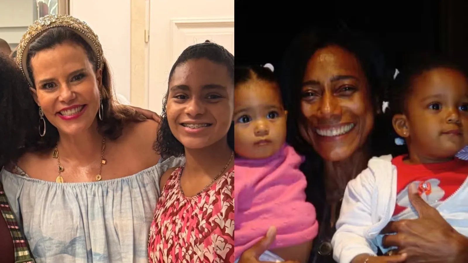 Filha caçula de Glória Maria curte show de Shakira - Imagem do artigo