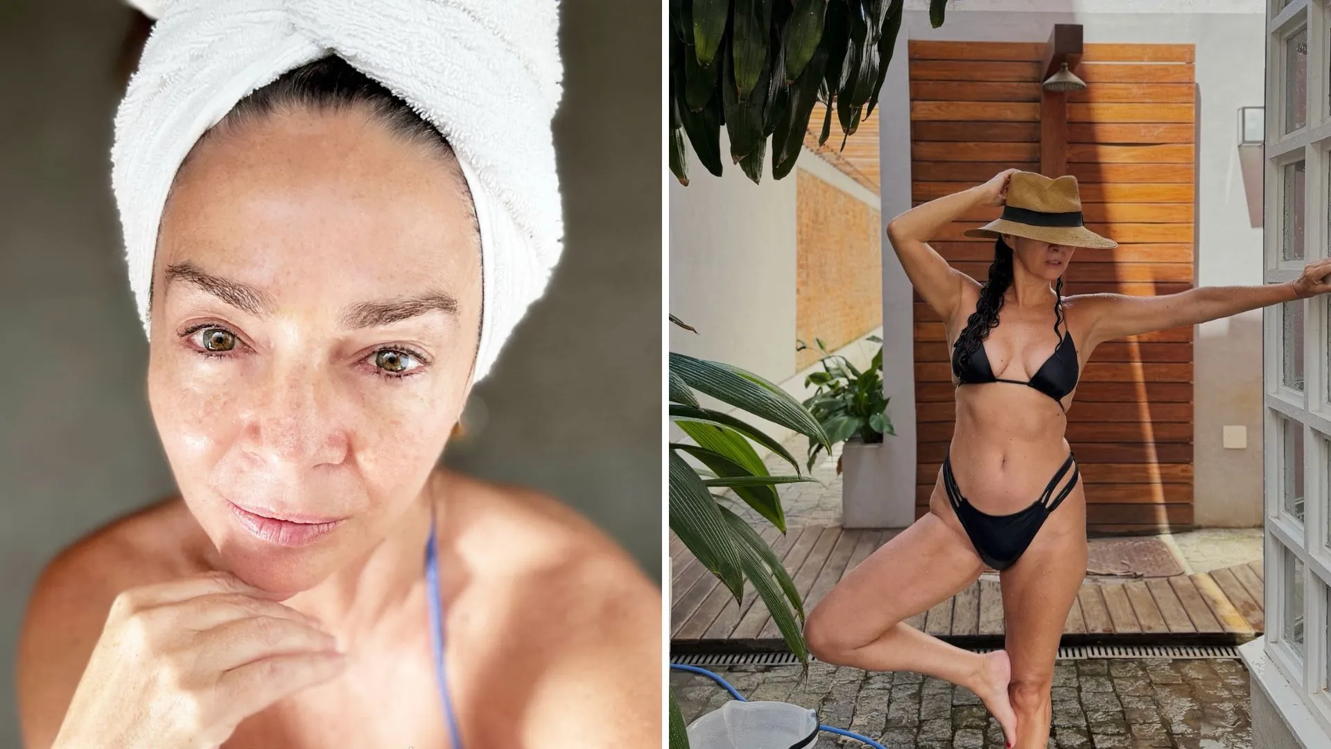 Claudia Ohana mostra rotina em fotos sem maquiagem - Imagem do artigo