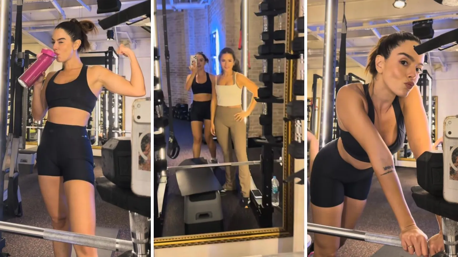 Giovanna Lancellotti faz treino noturno com Maisa - Imagem do artigo