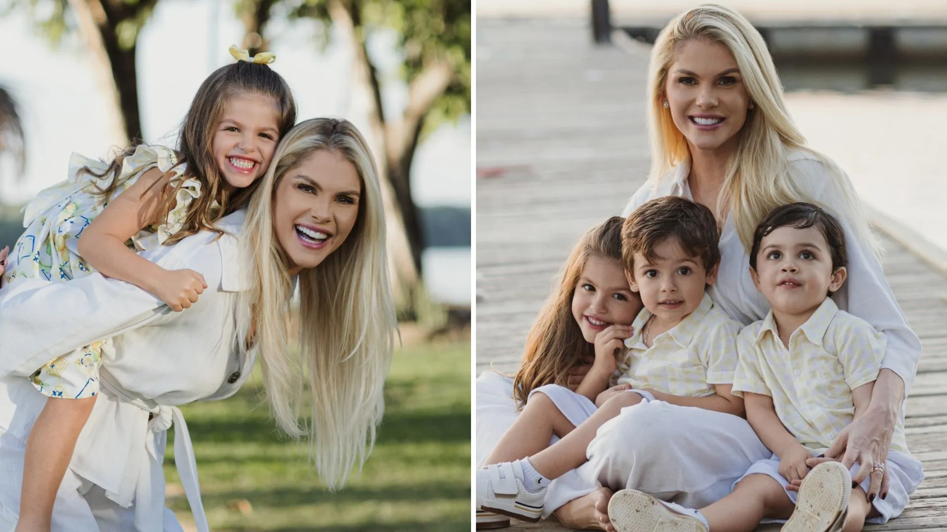 Bárbara Evans ensaio com filhos e recorda momentos difíceis - Imagem do artigo