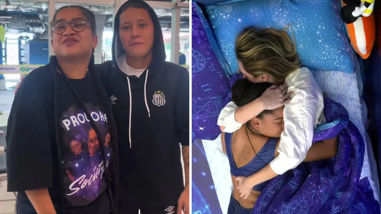 Tia Milena abraça fãs no aeroporto e elogia Ana Paula - Imagem do artigo