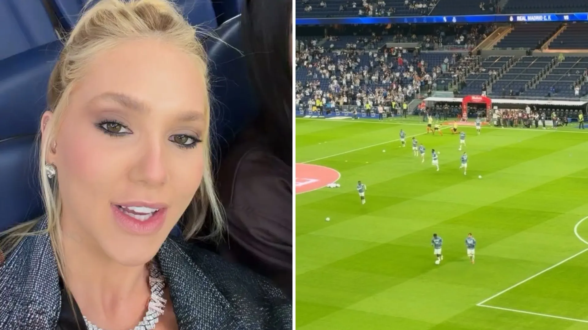 Virginia Fonseca reage a Vini Jr e grita ‘gato’ no estádio - Imagem do artigo