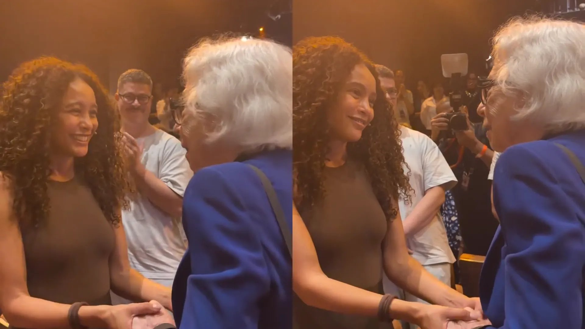 Fernanda Montenegro homenageia Taís Araújo no palco carioca - Imagem do artigo