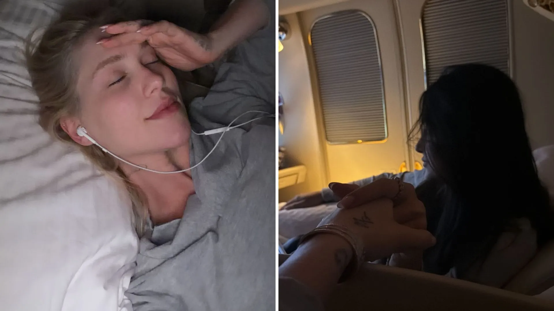 Virginia Fonseca Dubai: influencer posa de mãos dadas em voo - Imagem do artigo