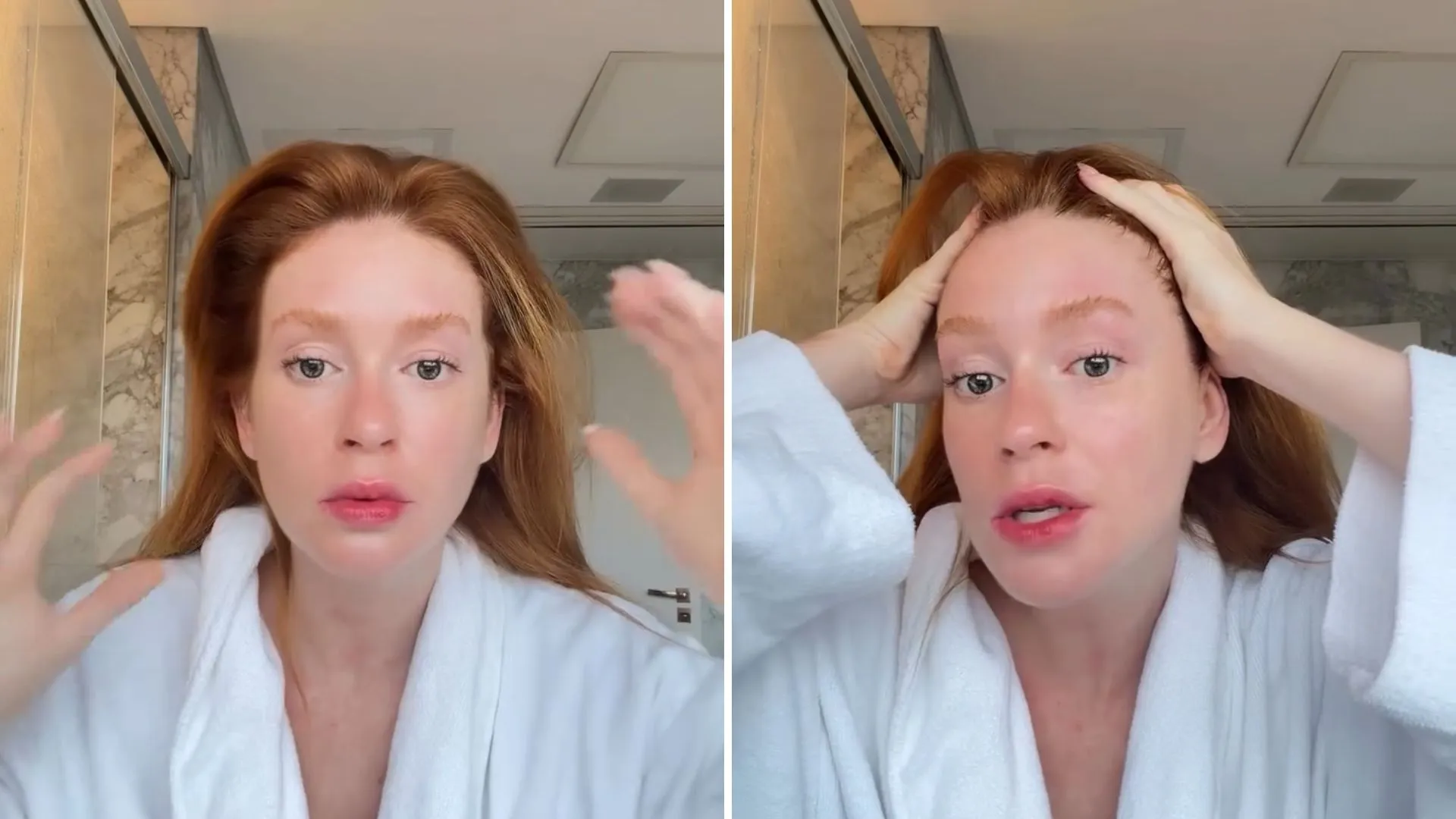 Marina Ruy Barbosa sem maquiagem exibe rotina de beleza - Imagem do artigo