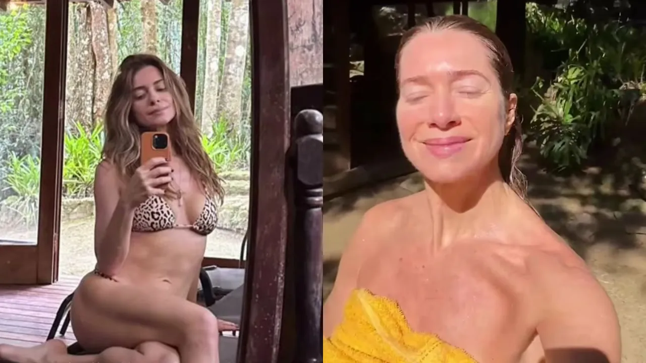 Letícia Spiller posa de biquíni e celebra o domingo na natureza - Imagem do artigo