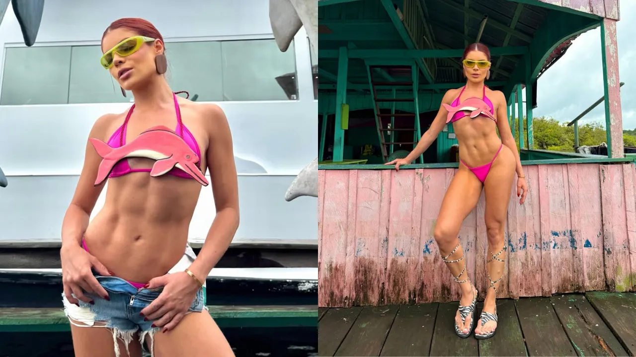 Gkay exibe biquíni diferentão inspirado no boto em Manaus - Imagem do artigo