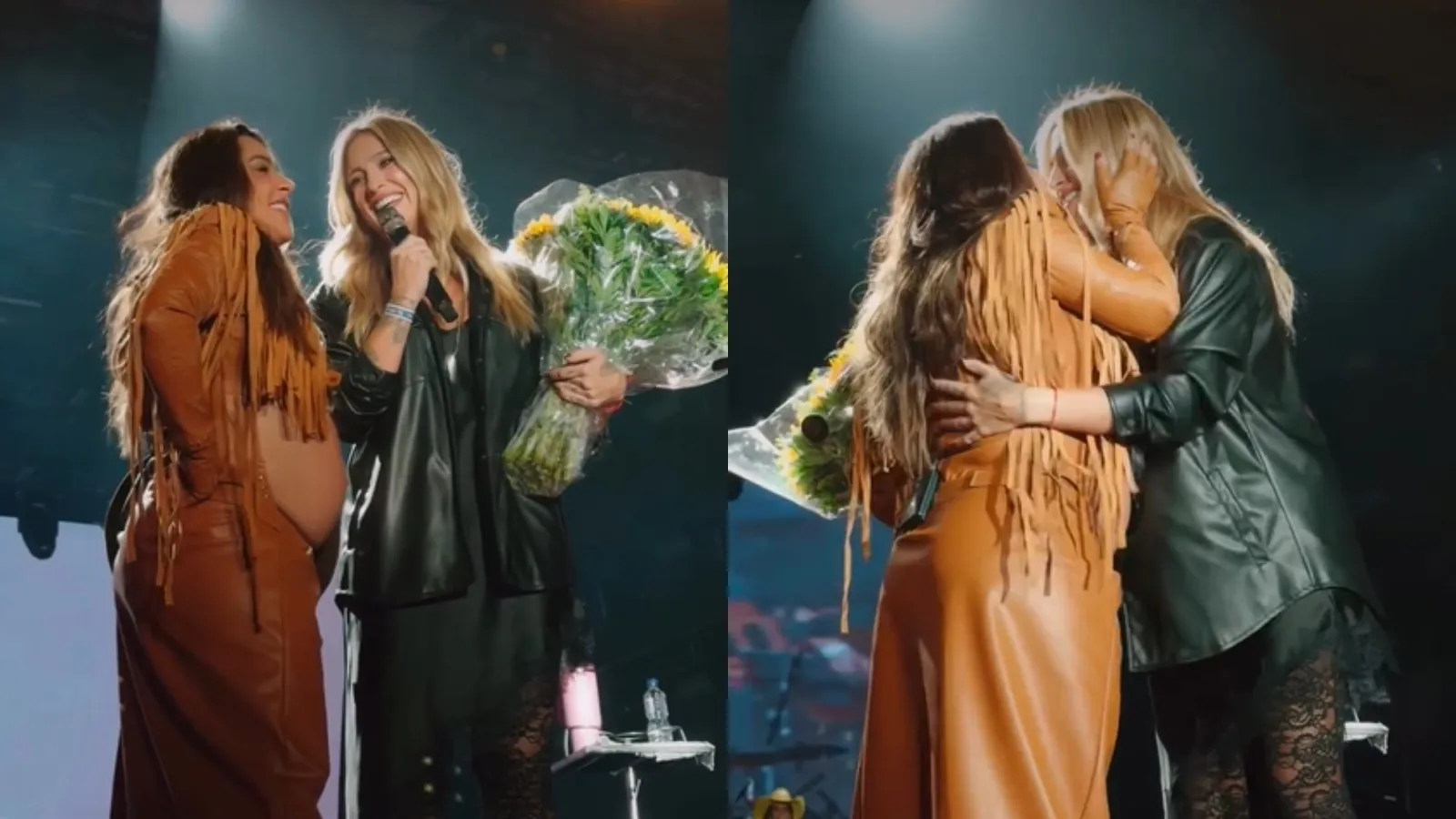 Lauana Prado grávida recebe surpresa de Tati Dias em show - Imagem do artigo