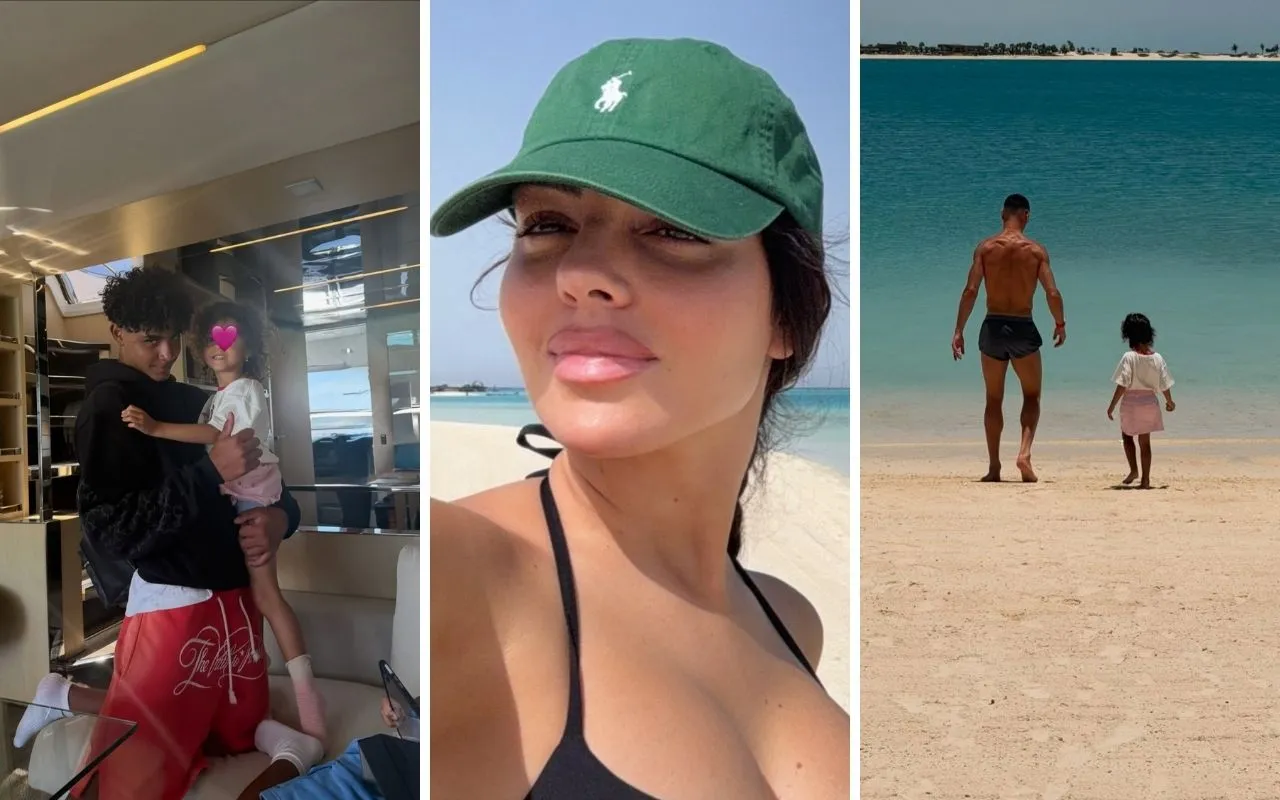 Cristiano Ronaldo com os filhos: momentos antes da Copa - Imagem do artigo