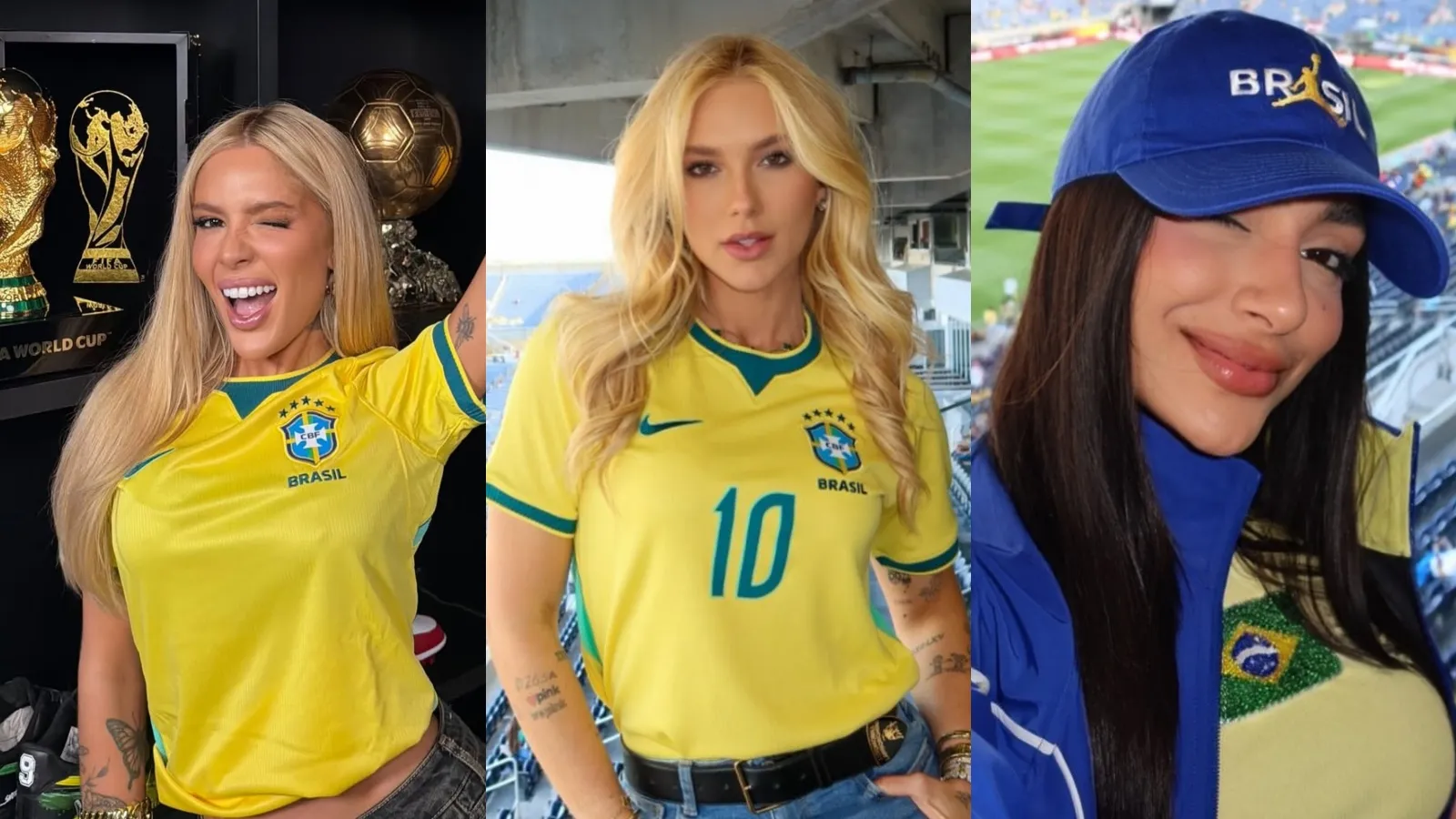 Celebridades apoiam Seleção Brasileira em amistoso no Rio - Imagem do artigo