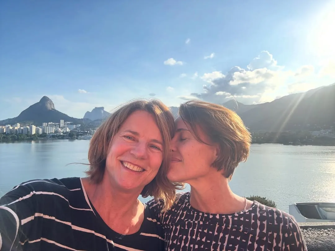 Vera Zimmermann se declara à namorada Luciana no Rio - Imagem do artigo