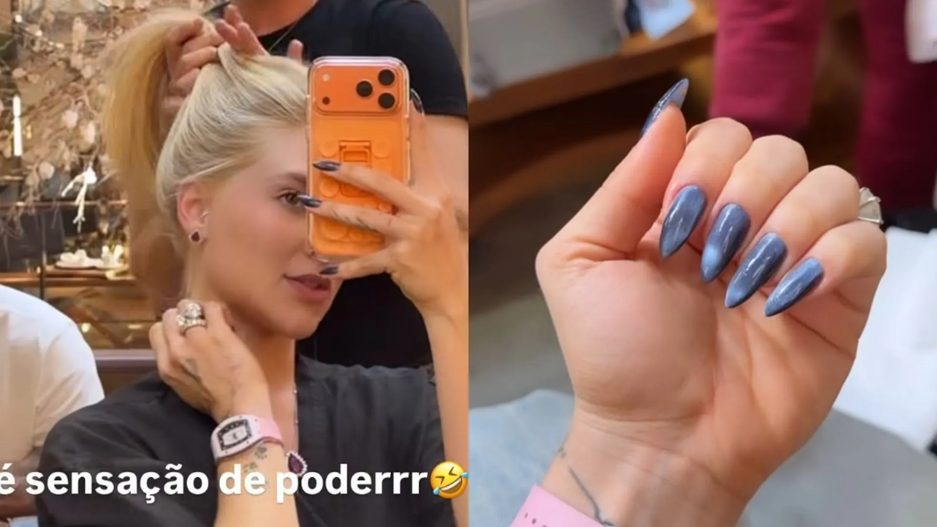 Virginia Fonseca retoca cabelo e unhas antes da Copa - Imagem do artigo