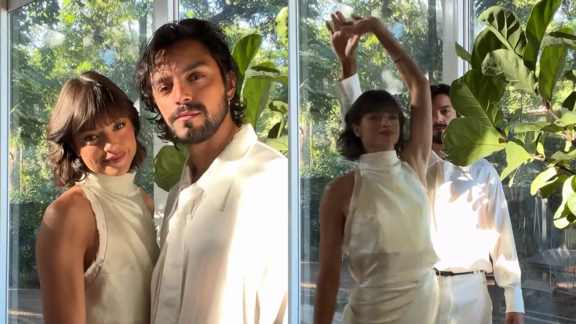 Agatha Moreira surpreende com vestido branco em casamento - Imagem do artigo
