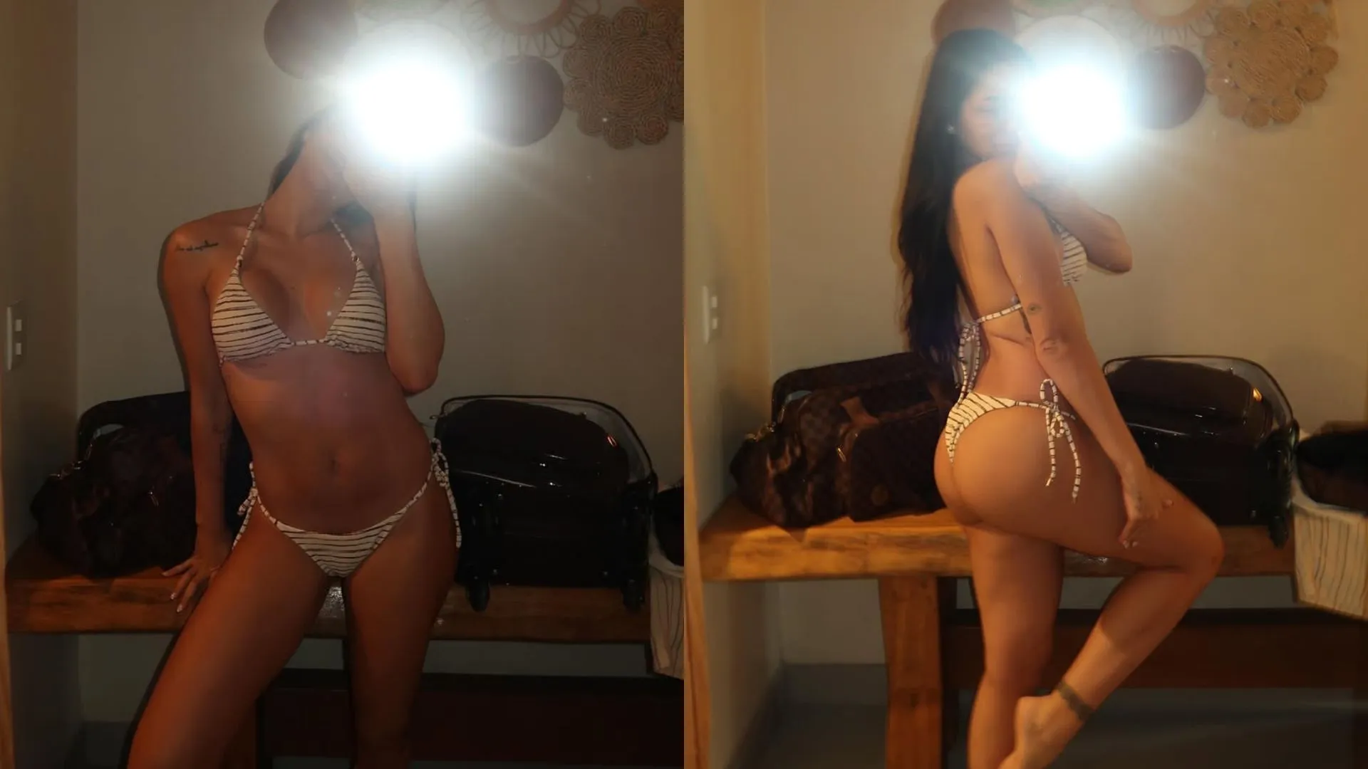 Key Alves exibe biquíni listrado em fotos conceito - Imagem do artigo