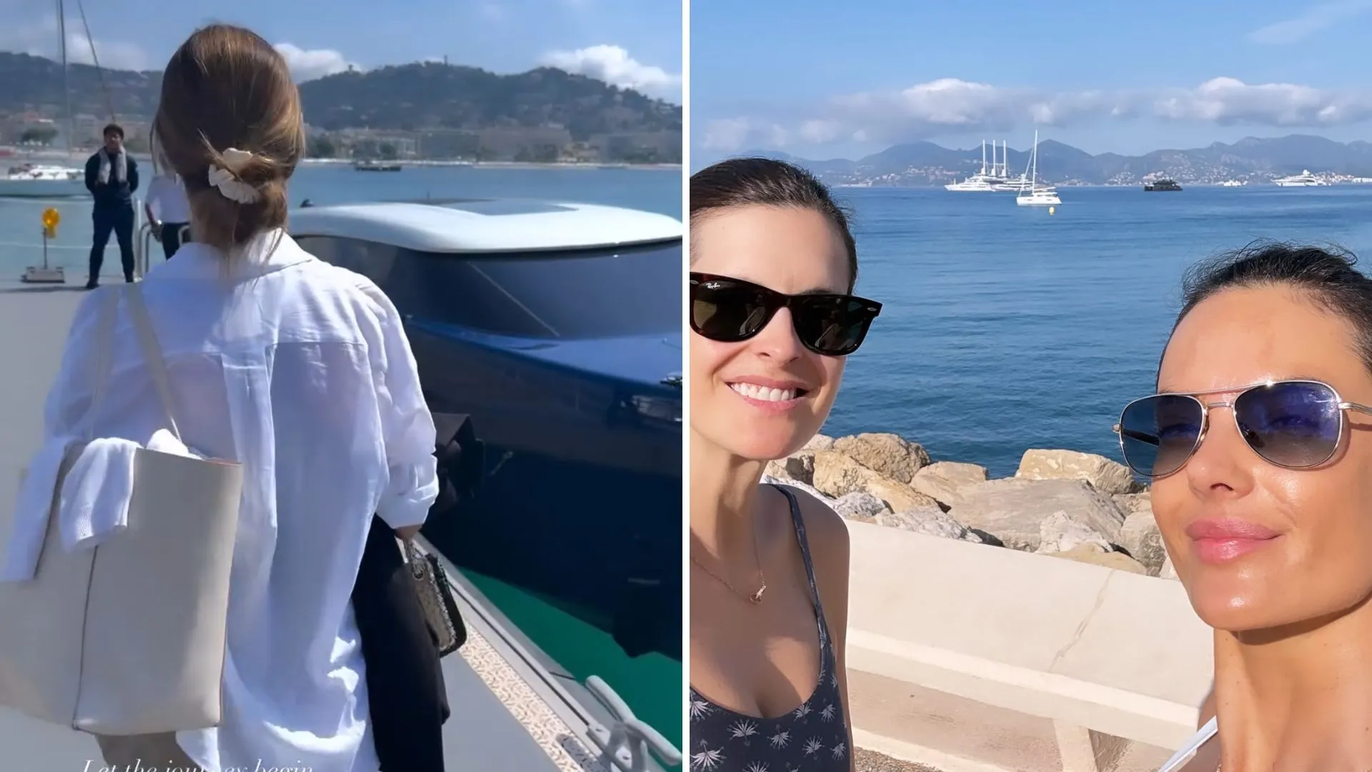 Alessandra Ambrósio aparece com irmã em iate na França - Imagem do artigo