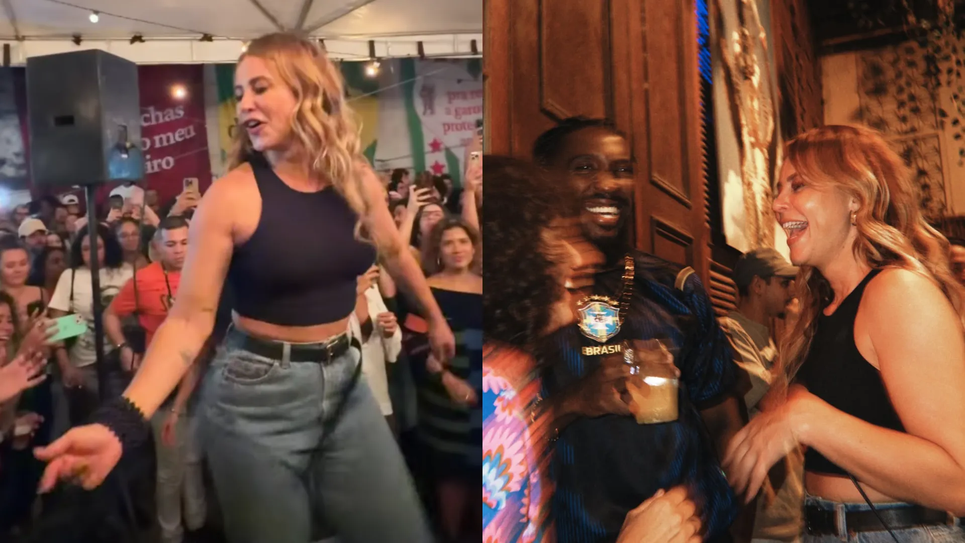 Paolla Oliveira sambando de cropped encanta seguidores - Imagem do artigo