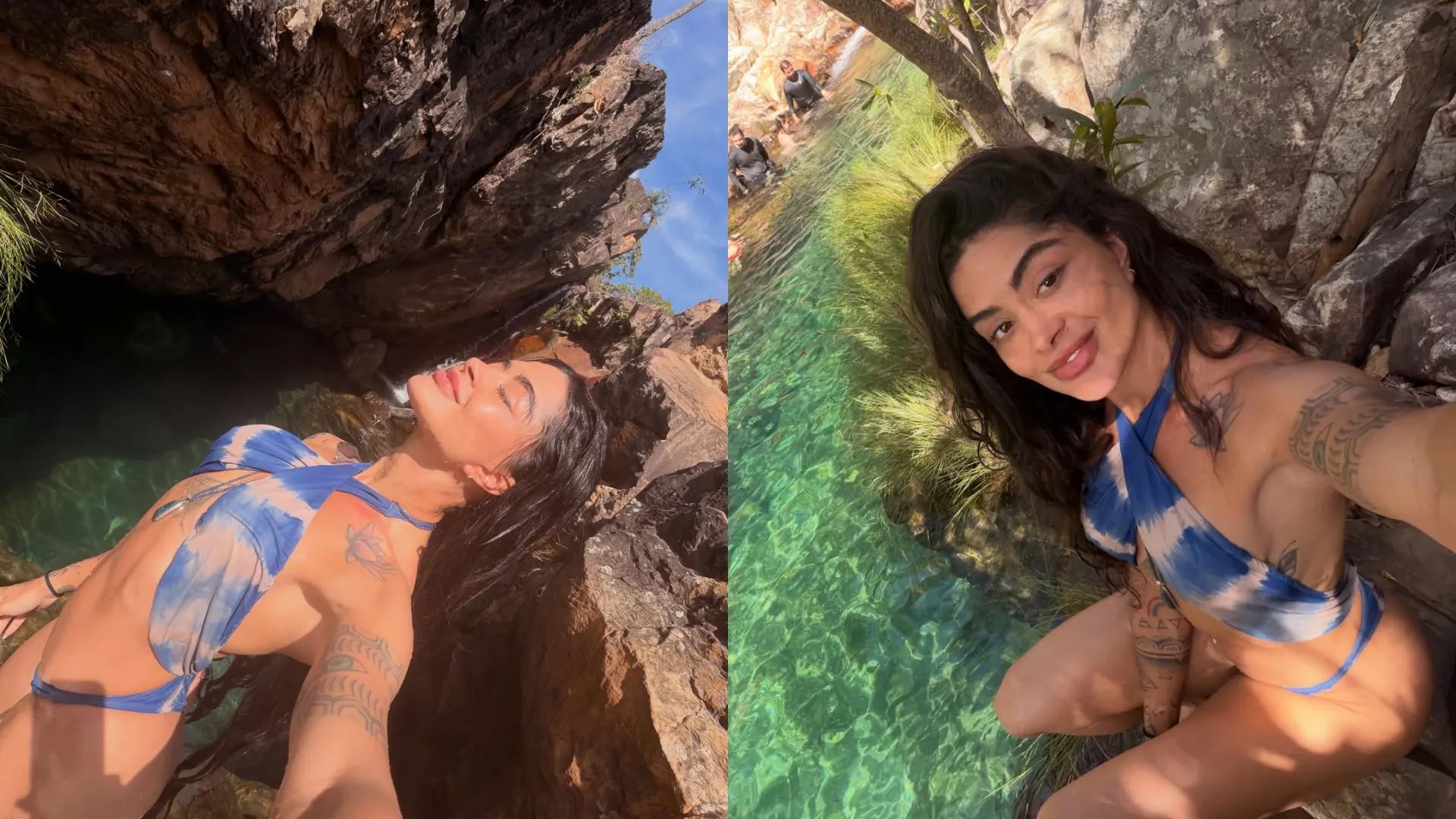 Aline Campos posa de biquíni e exalta contato com a natureza - Imagem do artigo
