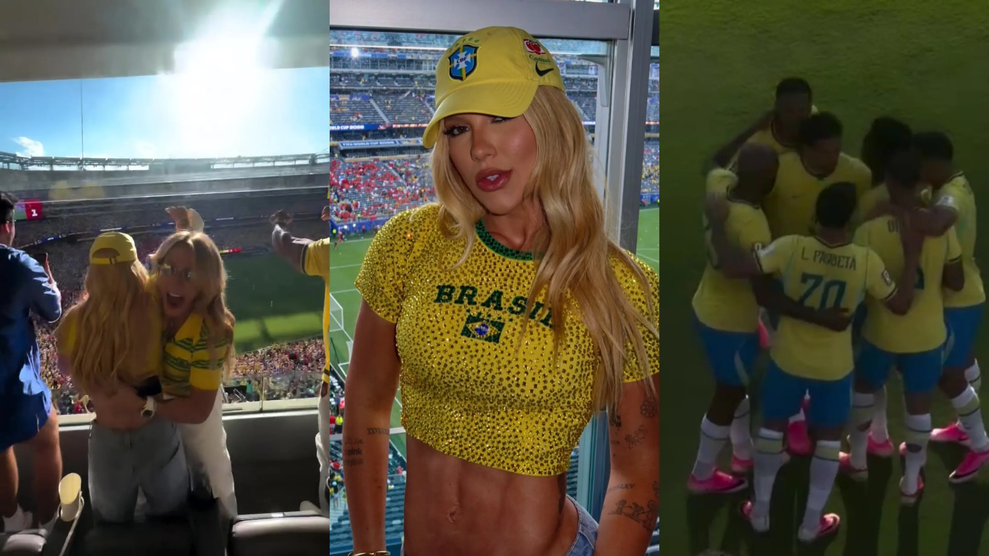 Virginia Fonseca vibra com gol de Vini Jr na Copa - Imagem do artigo