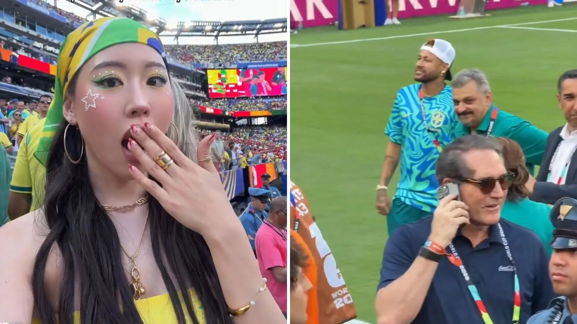Influenciadora coreana filma Neymar e é criticada online - Imagem do artigo